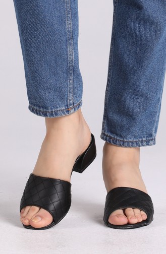 Black Summer slippers 0526-19