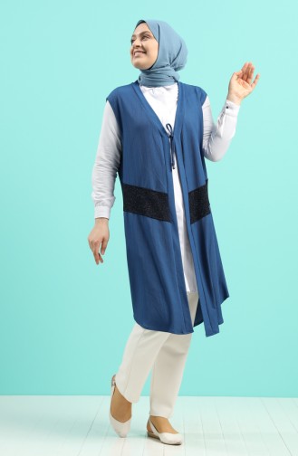 Indigo Waistcoats 1338-05