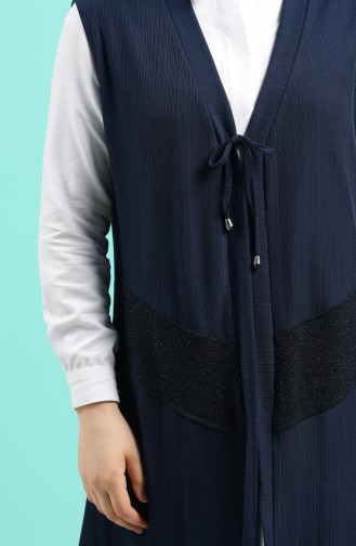 Navy Blue Gilet 1338-06