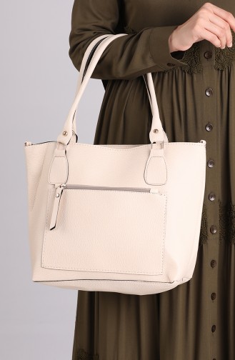 Sac D`épaule Crème 10617KR