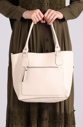 Sac D`épaule Crème 10617KR