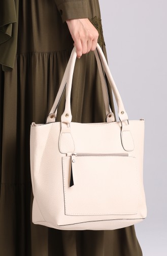 Sac D`épaule Crème 10617KR