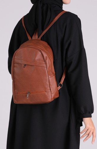 Brown Back Pack 10602KA