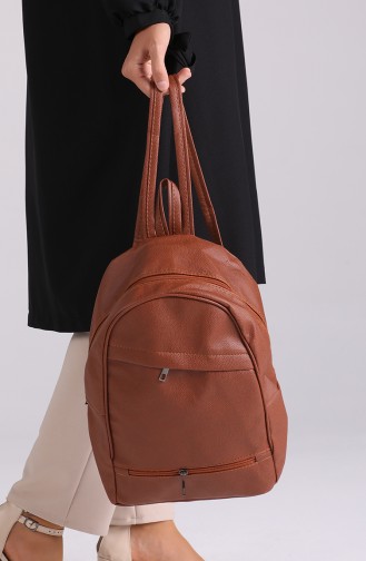 Sac a Dos Couleur Brun 10602KA