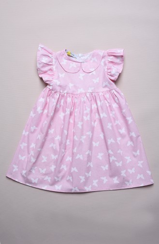 Pink Kinderjurk 4602-03