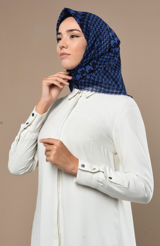 Saxon blue Hoofddoek 90649-14