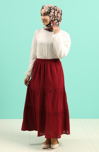 Claret Red Skirt 43002-07