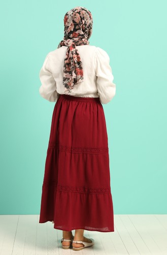 Claret Red Skirt 43002-07