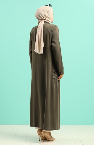 Dunkelgrün Abayas 0368-01