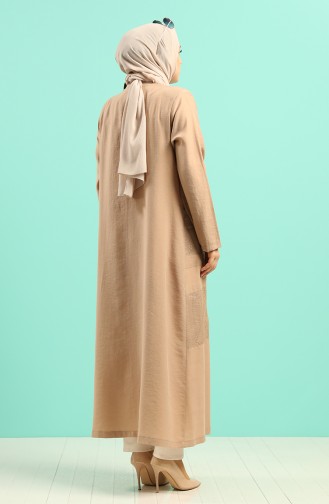 Beige Abaya 0419-04