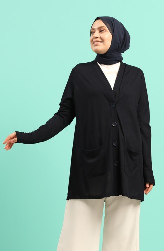 Navy Blue Cardigans 201383-01