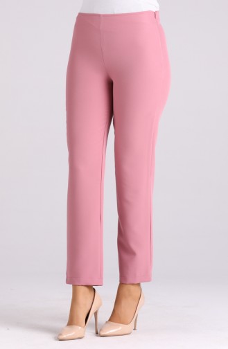 Pantalon Rose Pâle Foncé 9042-18