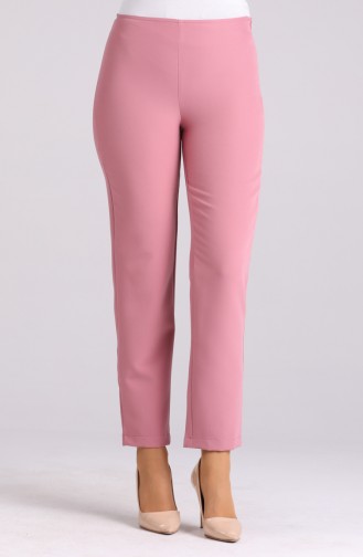 Pantalon Rose Pâle Foncé 9042-18