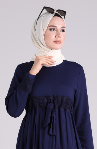 Robe Hijab Bleu Marine 8262-05