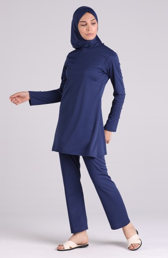 Navy Blue Swimsuit Hijab 1012-01