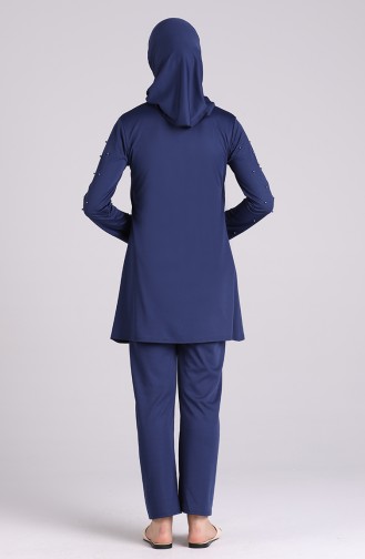Navy Blue Swimsuit Hijab 1012-01