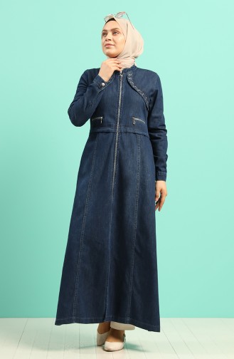 Dark Navy Blue Abaya 9261-03