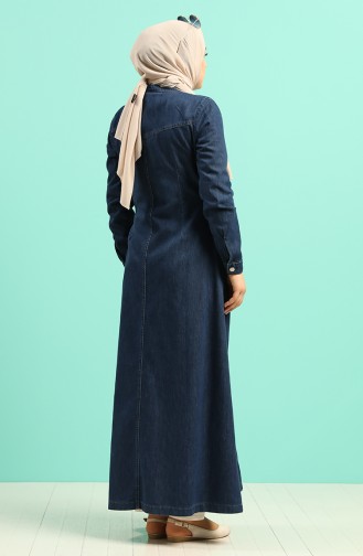 Dark Navy Blue Abaya 9261-03