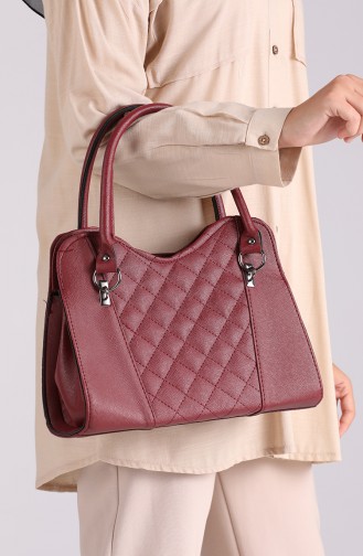 Claret red Shoulder Bag 10689BO