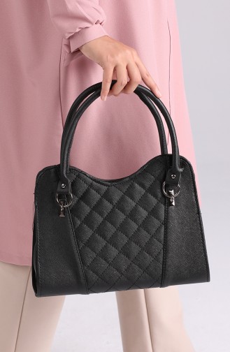 Black Shoulder Bag 10689SI