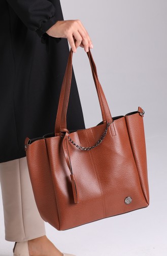 Brown Shoulder Bag 195KA