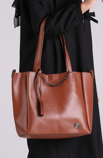 Brown Shoulder Bag 195KA