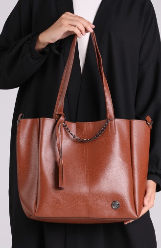 Brown Shoulder Bag 195KA