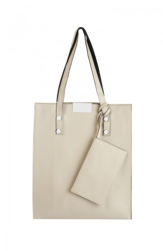 Creme Schultertasche 3025-17