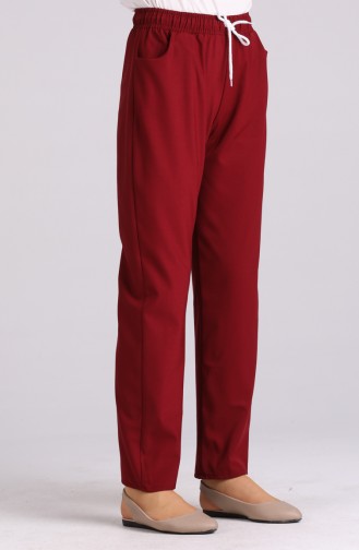 Claret Red Pants 4204PNT-02