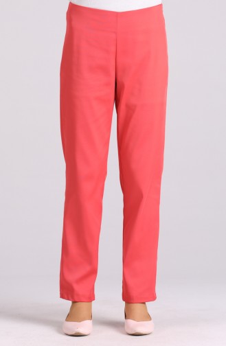 Side Zipper Trousers 3124-03 Dark Salmon 3124-03