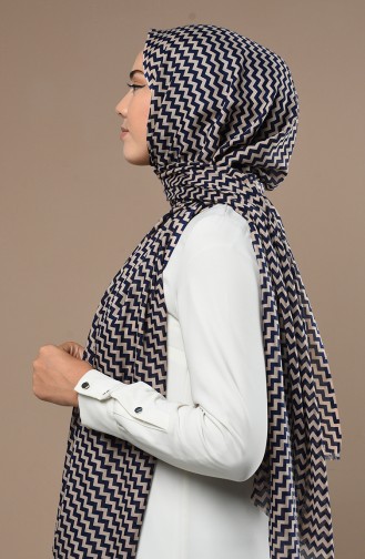 Navy Blue Shawl 104-102