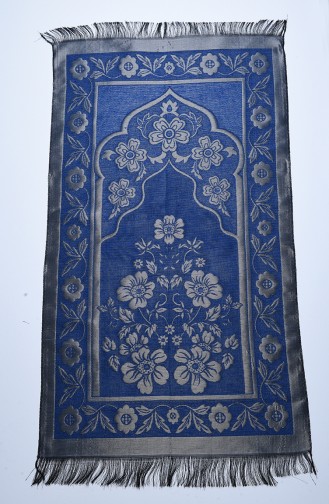 Light Navy Blue Praying Carpet 90638-02