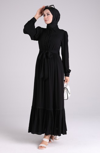 Robe Hijab Noir 8260-05