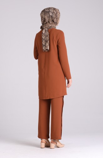 Aerobin Fabric Tunic Trousers Double Suit 5550-06 Tobacco 5550-06