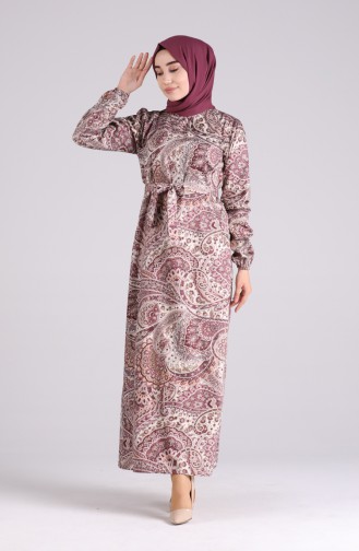 Robe Hijab Plum 4614-01