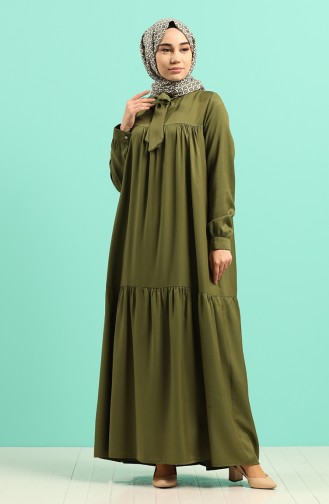 Robe Hijab Khaki 1398-10