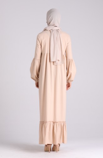 فستان بني مائل للرمادي 1410-01