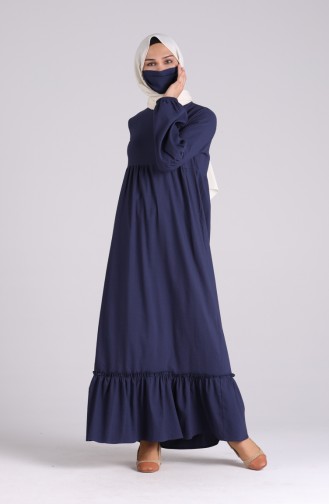 Robe Hijab Bleu Marine 1410-03