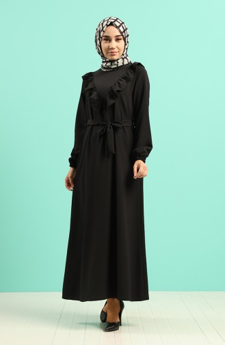 Black İslamitische Jurk 1323-01