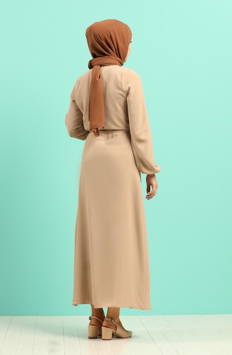 Robe Hijab Beige 5388-12