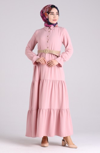Powder Hijab Dress 5483-17