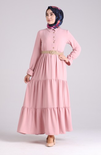Powder Hijab Dress 5483-17