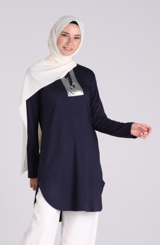 Navy Blue Tuniek 3402-01