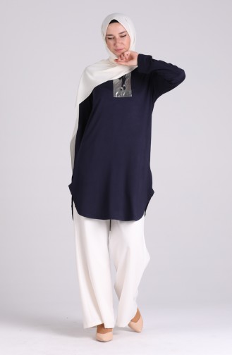 Navy Blue Tunics 3402-01