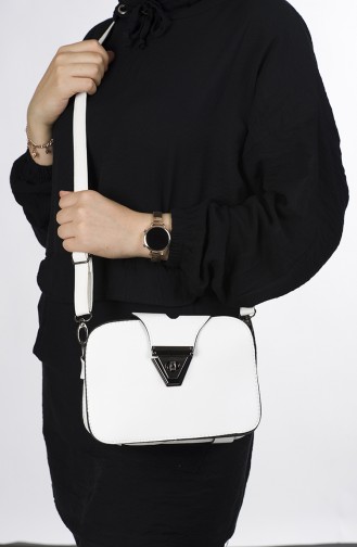 White Shoulder Bags 29-02