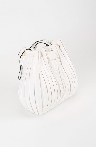 White Shoulder Bag 25-02