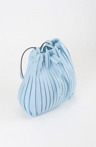 Blau Schultertasche 25-06