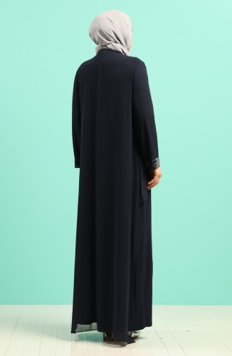 Habillé Hijab Bleu Marine 6301-01