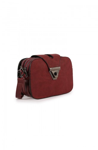 Claret red Shoulder Bag 28Z-04