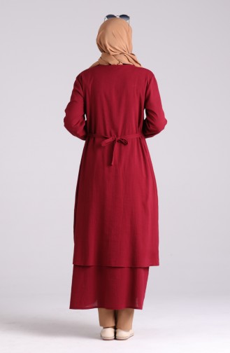 Claret red Tuniek 22209-04